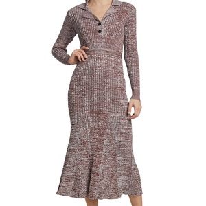 Self Portrait Knit Midi